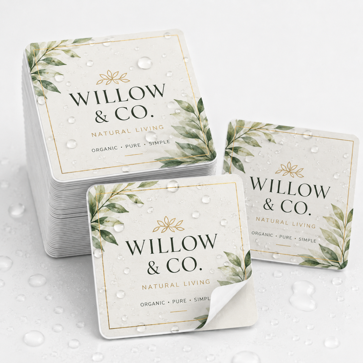 Waterproof Sticker 3x3